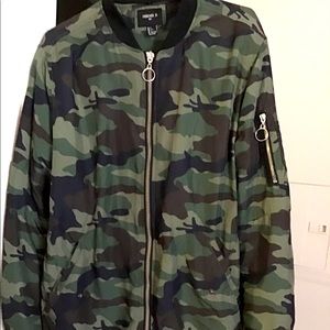 Forever 21 Camo trench coat